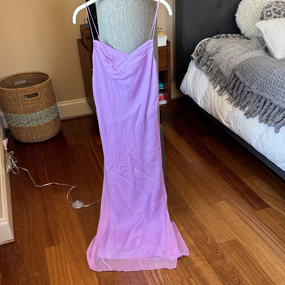 Vince Lavender Slip Maxi Dress